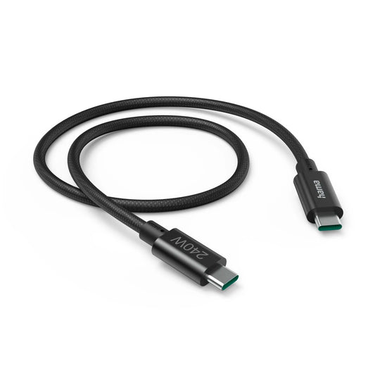 Hama USB-C Charging Cable PD 3.1 EPR 5Gbps | Fast Charging Type-C Cable | High Speed Data Sync | Compatible with Smartphone, Tablet & Laptop