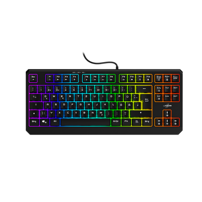 Hama Exodus 220 TKL Gaming Keyboard | Compact RGB | RGB Gaming Accessory | Compatible with PC, Laptop & Gaming Setup