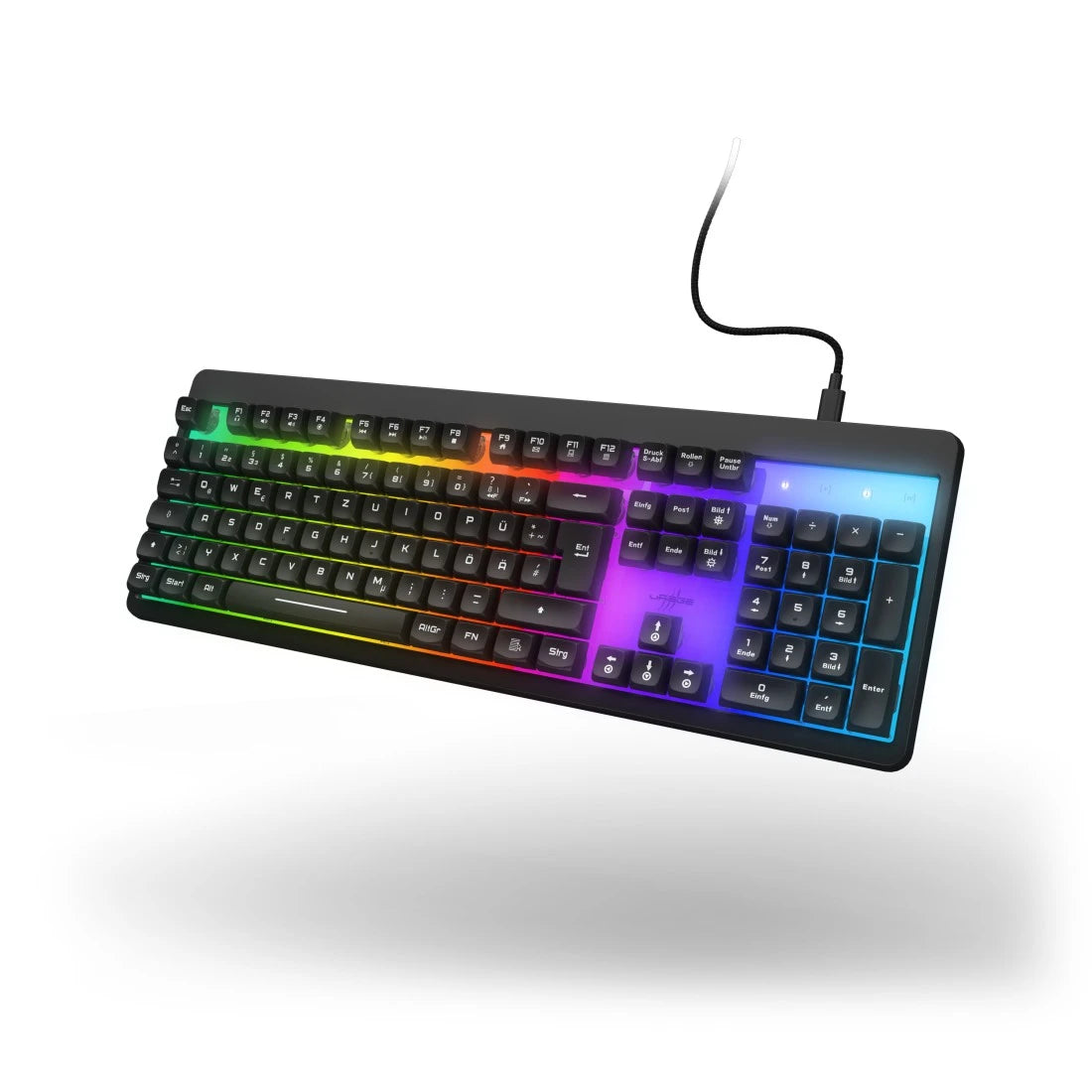 Hama Exodus 215 Gaming Keyboard | RGB Anti Ghosting | RGB Gaming Accessory | Compatible with PC, Laptop & Gaming Setup