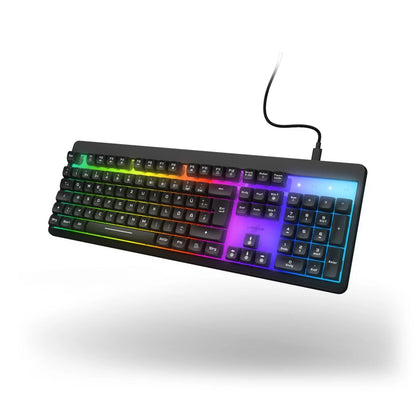 Hama Exodus 215 Gaming Keyboard | RGB Anti Ghosting | RGB Gaming Accessory | Compatible with PC, Laptop & Gaming Setup