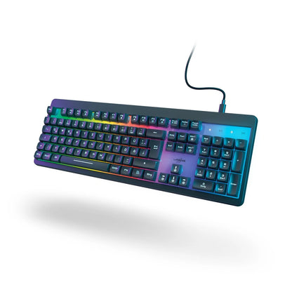 Hama Exodus 215 Gaming Keyboard | RGB Anti Ghosting | RGB Gaming Accessory | Compatible with PC, Laptop & Gaming Setup