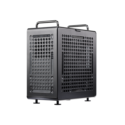 Cooler Master Qube 540 repositionable I/O panel and handles
