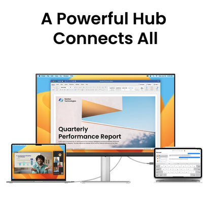 MA270U | 27” 4K Monitor for Macbook Pro & Macbook Air | P3 Color Gamut, Dual USB-C (90W PD), Mac Color Match, USB Hub, Brightness & Volume Control on Mac, Display Pilot 2.0 & Integrated Mac Controls