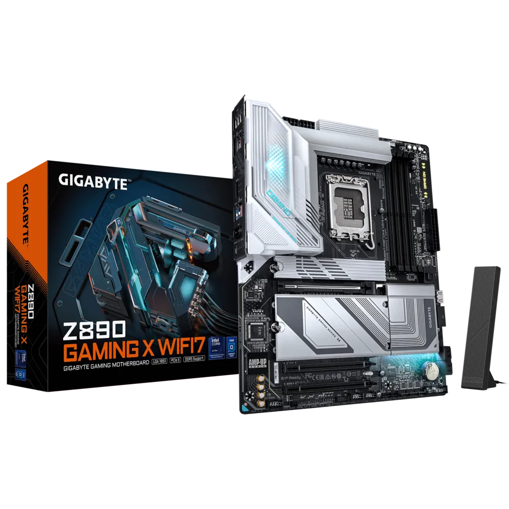 GIGABYTE Z890 GAMING X WIFI7 Motherboard | LGA 1851 DDR5 ATX | Intel Core Ultra Series 2