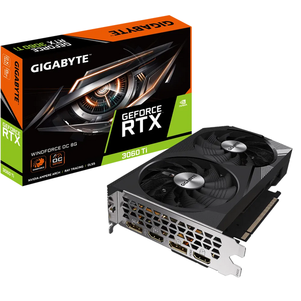 Gigabyte GeForce RTX 3060 Ti WINDFORCE OC 8G Graphics Card