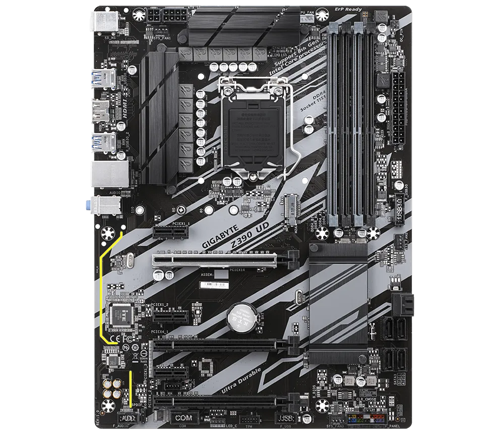 Gigabyte Intel Z390 UD Motherboard with Ultra Durable Design, CEC 2019 Motherboard-MOTHERBOARD-GIGABYTE-computerspace