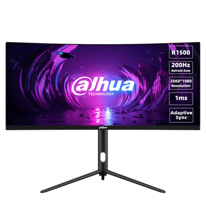 Dahua Technology LM30-E330CA computer monitor 76.2 cm (30") 2560 x 1080 pixels UltraWide Full HD LCD Black, Red