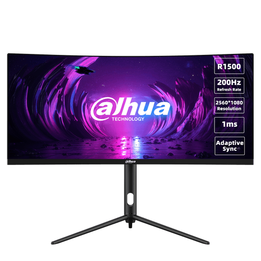 Dahua Technology LM30-E330CA computer monitor 76.2 cm (30") 2560 x 1080 pixels UltraWide Full HD LCD Black, Red