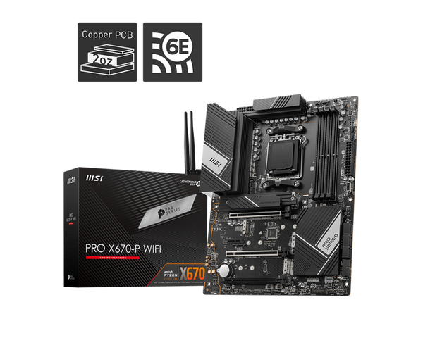 MSI Pro X670-P WIFI Motherboard