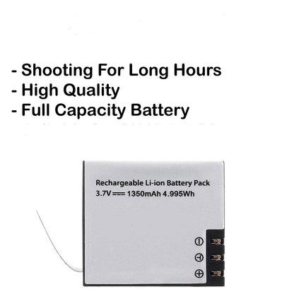 1350mAh Li-ion battery for IZI ONE 5K Action Camera