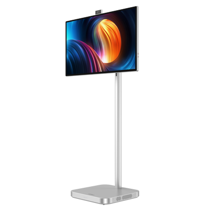 Dahua LM32-U400P monitor (32") 3840 x 2160 pixels UHD 60Hz LED White Standing Touch with Camera Microphone and Speaker Flexible wireless Mobility inbuilt battery