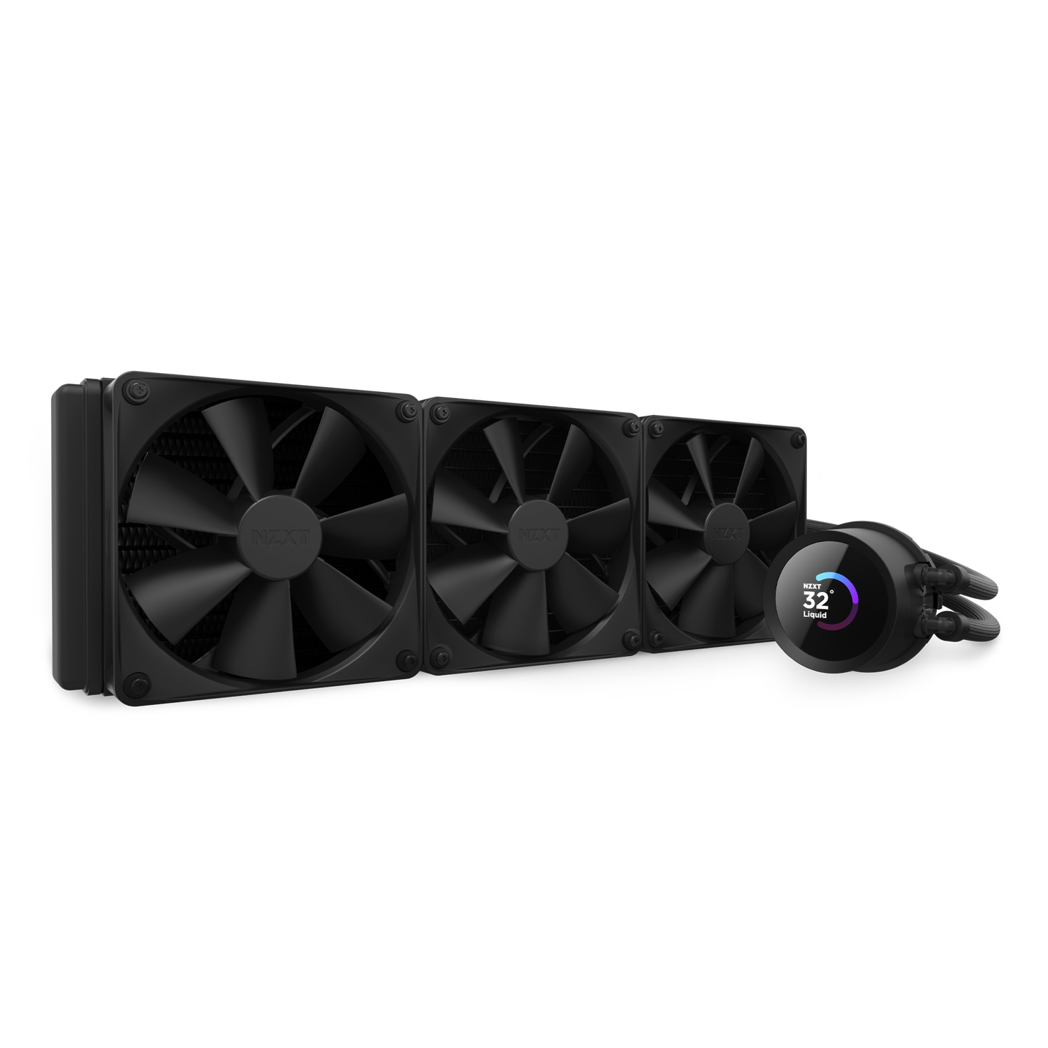 NZXT Kraken 360 360mm AIO Liquid Cooler with LCD Display-AIO Liquid Coolers-NZXT-computerspace