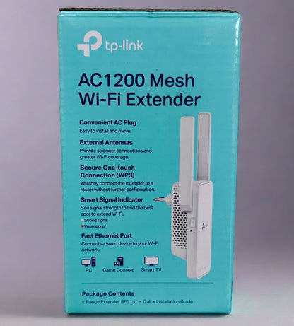 Tp-Link Mesh Wi-Fi extender Ac1200 dual band 867mbps 5ghz 300mbps 2.4ghz-Router-Computerspace-computerspace