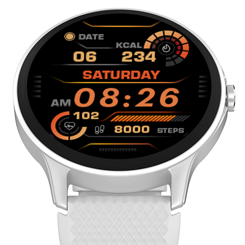 Noise NoiseFit Curve 1.38" Display, BT Calling, 550 nits Brightness, 100+ Watchfaces, Metallic Finish