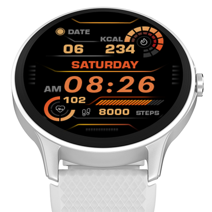 Noise NoiseFit Curve 1.38" Display, BT Calling, 550 nits Brightness, 100+ Watchfaces, Metallic Finish