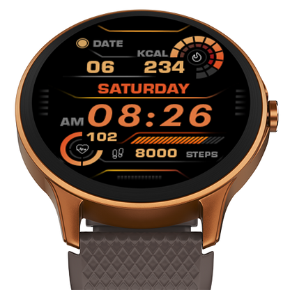 Noise NoiseFit Curve 1.38" Display, BT Calling, 550 nits Brightness, 100+ Watchfaces, Metallic Finish