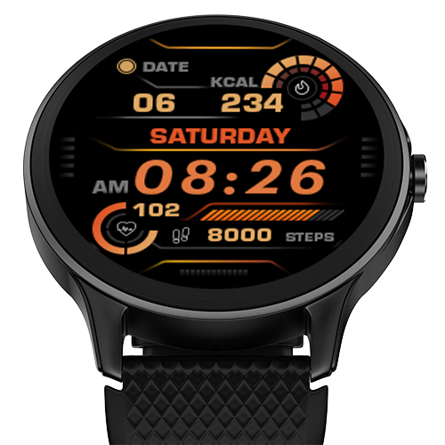 Noise NoiseFit Curve 1.38" Display, BT Calling, 550 nits Brightness, 100+ Watchfaces, Metallic Finish