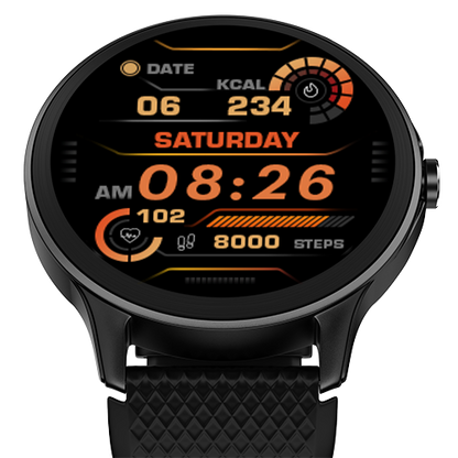 Noise NoiseFit Curve 1.38" Display, BT Calling, 550 nits Brightness, 100+ Watchfaces, Metallic Finish