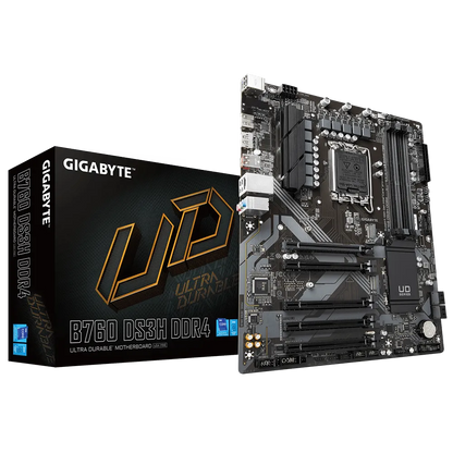 Gigabyte Ultra Durable B760 DS3H AX DDR4 Intel Socket LGA 1700 Motherboard-Motherboards-Gigabyte-computerspace