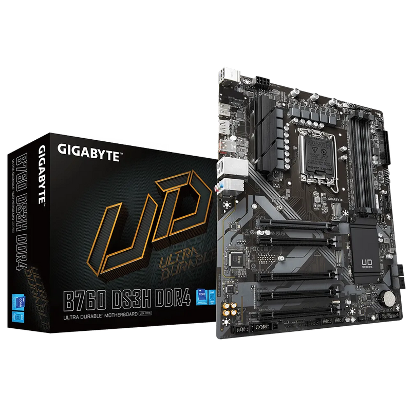 Gigabyte Ultra Durable B760 DS3H AX DDR4 Intel Socket LGA 1700 Motherboard