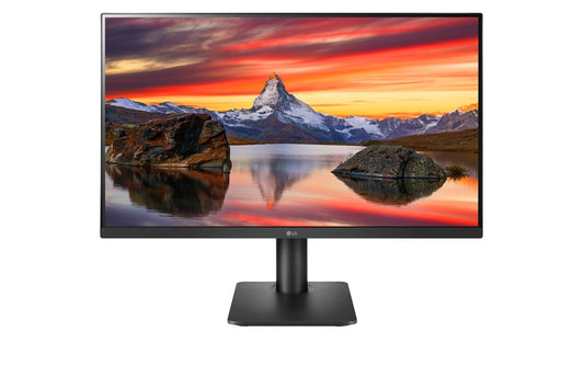 LG 27 inch (68.6 cm) IPS FHD (1920x1080 Pixels), HDR 10, Height Adjust, Display Port, HDMI, AMD FreeSync, 75 Hz Refresh, Black Color - 27MP450-Computerspace-computerspace