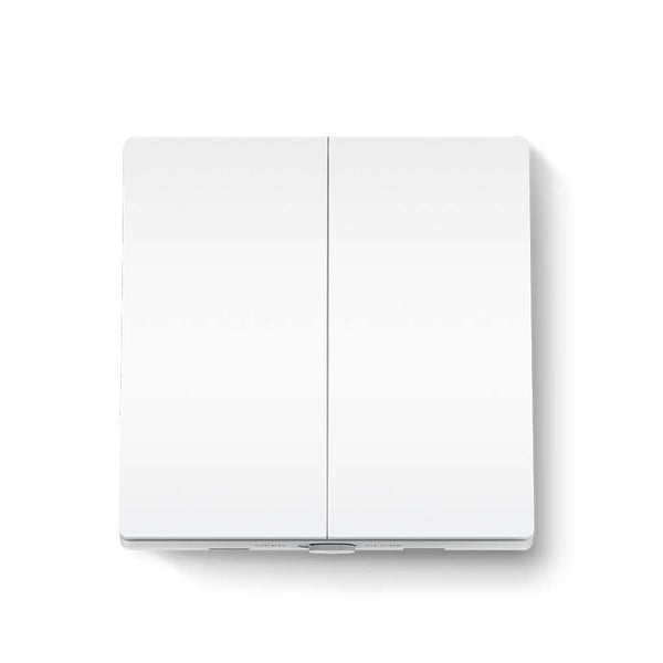 Tapo S220 Smart Light Switch 2 Gang 1 Way, Remote And Voice Control,Away Mode,No Neutral Required,Battery Included,Work With Alexa & Google Home, Hub Required Sold Separately