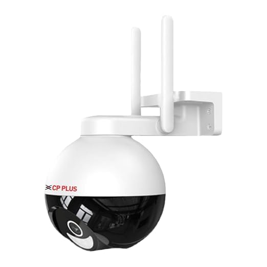 CP Plus 4MP WiFi CCTV Camera | 360° Pan-Tilt | Color Night Vision | 2-Way Audio | Motion Detection | CP-Z43Q