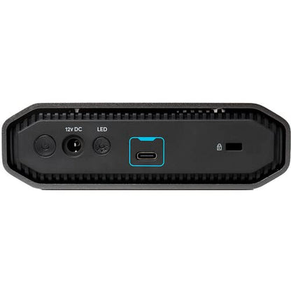 SanDisk Professional 12TB G-DRIVE USB-C Desktop Hard Drive - side view