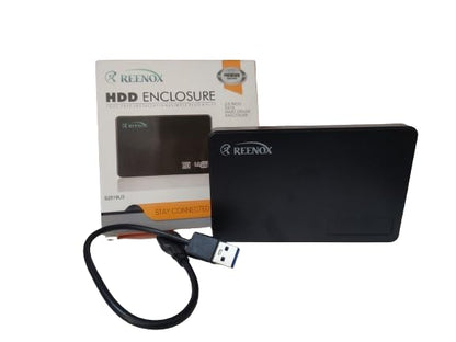 REENOX 3.0 to SATA SSD and HDD External Hard Disk Enclosure Case 2.5-Inch 2.5 inch Hard Disk Enclosure Case