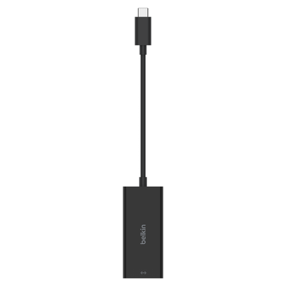 Belkin USB-C to Gigabit Ethernet Adapter (USB Type-C) INC012BTBK 2.5Gb Ethernet Adapter