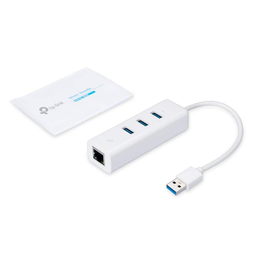 TP-Link USB to Ethernet Adapter (UE306), Foldable USB 3.0 to Gigabit Ethernet LAN Network Adapter, Supports Nintendo Switch, Windows 11/10/8.1/8/7 Mac OS and Linux OS, Plug and Play