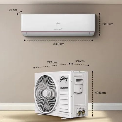 Godrej 1.5 Ton 3 Star Smart IoT Split Inverter AC – WiFi, Voice & App Enabled (18Z3TG IOT4, 2026 Model)