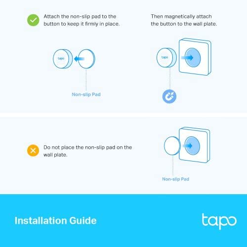 Tapo S200D Smart Remote Dimmer Switch, Multiple Ways Control, Real-Time Notifications, No Wire Required, Battery Included, Tapo Hub Required Sold Separately, Easy Setup And Use, 3 Volts