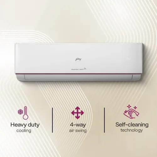 Godrej 1.5 Ton 3 Star Smart IoT Split Inverter AC – WiFi, Voice & App Enabled (18Z3TG IOT4, 2026 Model)