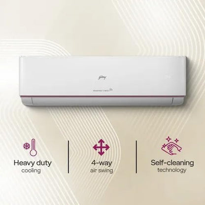 Godrej 1.5 Ton 3 Star Smart IoT Split Inverter AC – WiFi, Voice & App Enabled (18Z3TG IOT4, 2026 Model)