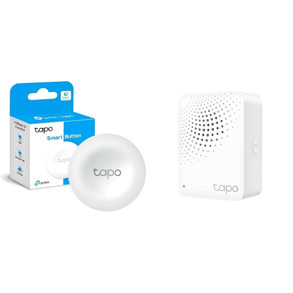 TP-Link Tapo S200B Smart Button, Works with Tapo Devices | Smart Home Control | Flexible Placement |