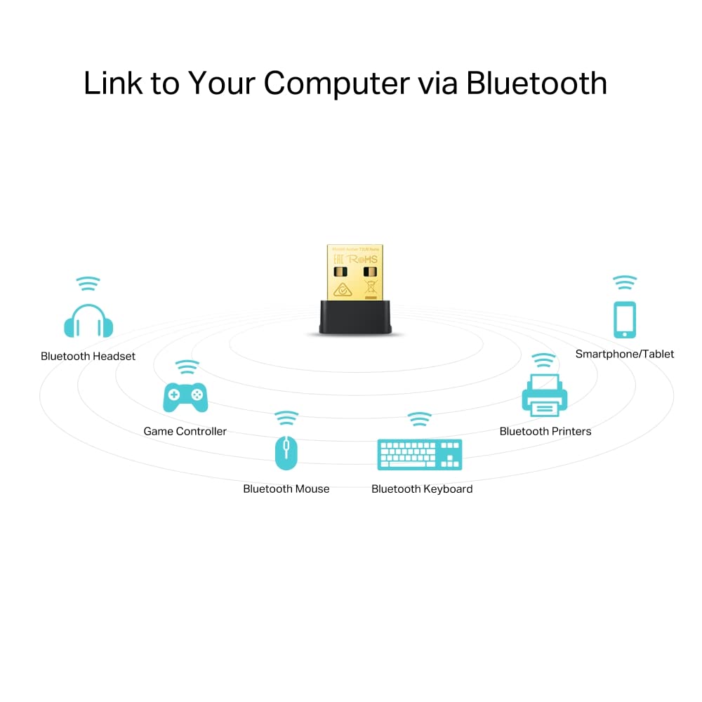 TP-Link Archer T2UB Nano AC600 USB Wi-Fi Bluetooth Adapter - specifications