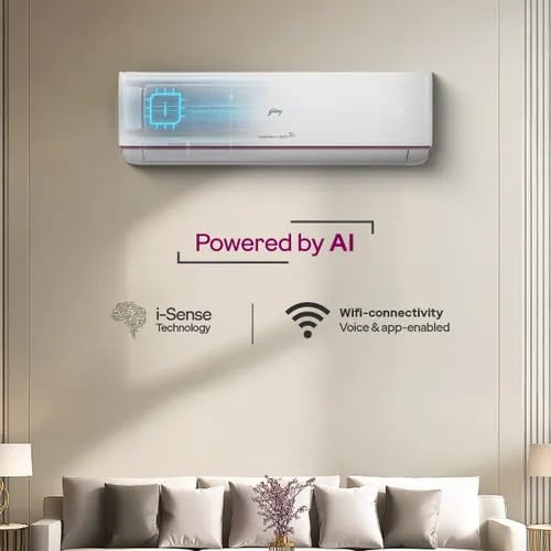 Godrej 1.5 Ton 3 Star Smart IoT Split Inverter AC – WiFi, Voice & App Enabled (18Z3TG IOT4, 2026 Model)
