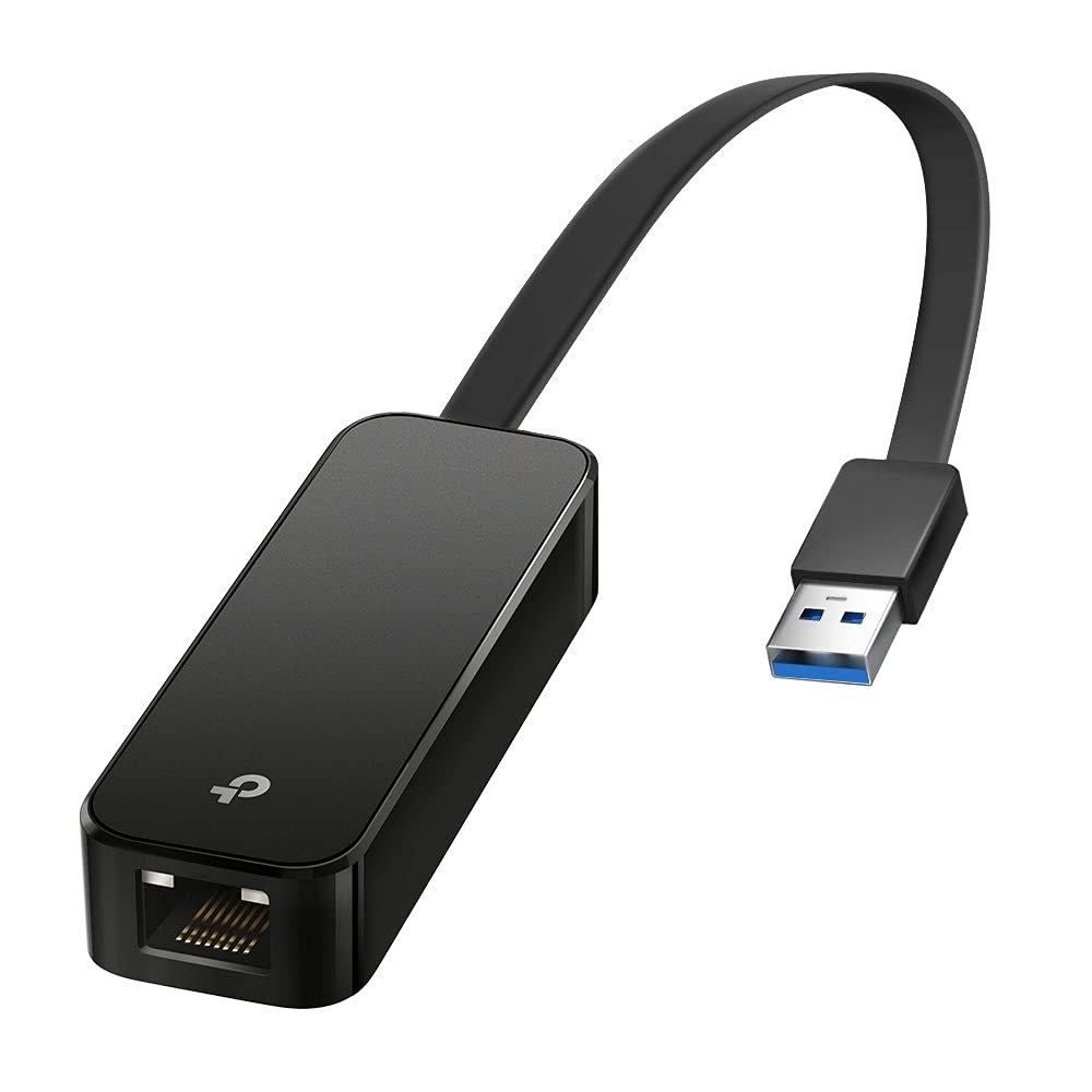 TP-Link USB to Ethernet Adapter (UE306), Foldable USB 3.0 to Gigabit Ethernet LAN Network Adapter, Supports Nintendo Switch, Windows 11/10/8.1/8/7 Mac OS and Linux OS, Plug and Play