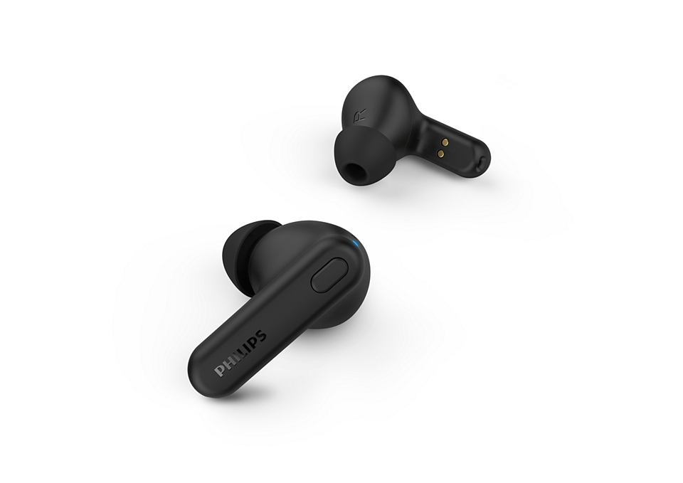 Philips True Wireless Headphones TAT1108/00 AI mic Custom 6 mm drivers  Up to 15 hours play time with the case