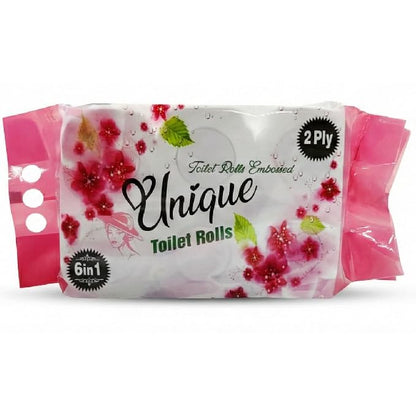 Unique 2-Ply Toilet Rolls Pack of 6 – Ultra Soft & Embossed

Highly Absorbent Bathroom Tissue – Premium Toilet Paper Rolls