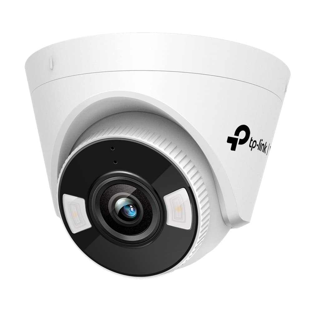 TP-Link VIGI C440-W Wireless Wired Wi-Fi Turret Network Security Camera| 24 Hour Full-Color CCTV | 4MP Ultra HD | Smart Detection | H.265+ | Two Way Audio | ONVIF | 4mm Lens