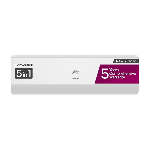 Godrej 1.5 Ton 3 Star Split Inverter AC – Flower Indoor Design, 4-Way Swing (18A3TG, 2026 Model)