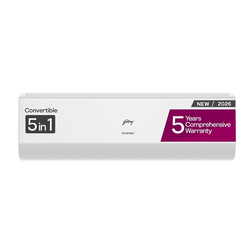 Godrej 1.5 Ton 3 Star Split Inverter AC – Flower Indoor Design, 4-Way Swing (18A3TG, 2026 Model)