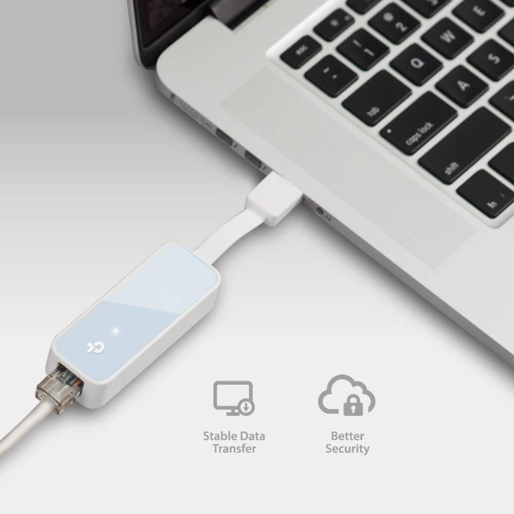 TP-Link USB to Ethernet Adapter (UE306), Foldable USB 3.0 to Gigabit Ethernet LAN Network Adapter, Supports Nintendo Switch, Windows 11/10/8.1/8/7 Mac OS and Linux OS, Plug and Play