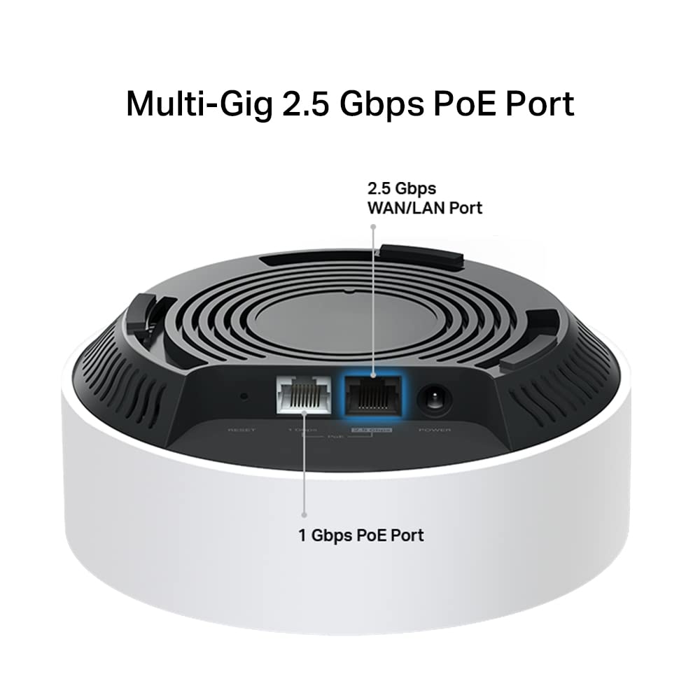 Network device with labeled ports on a white background