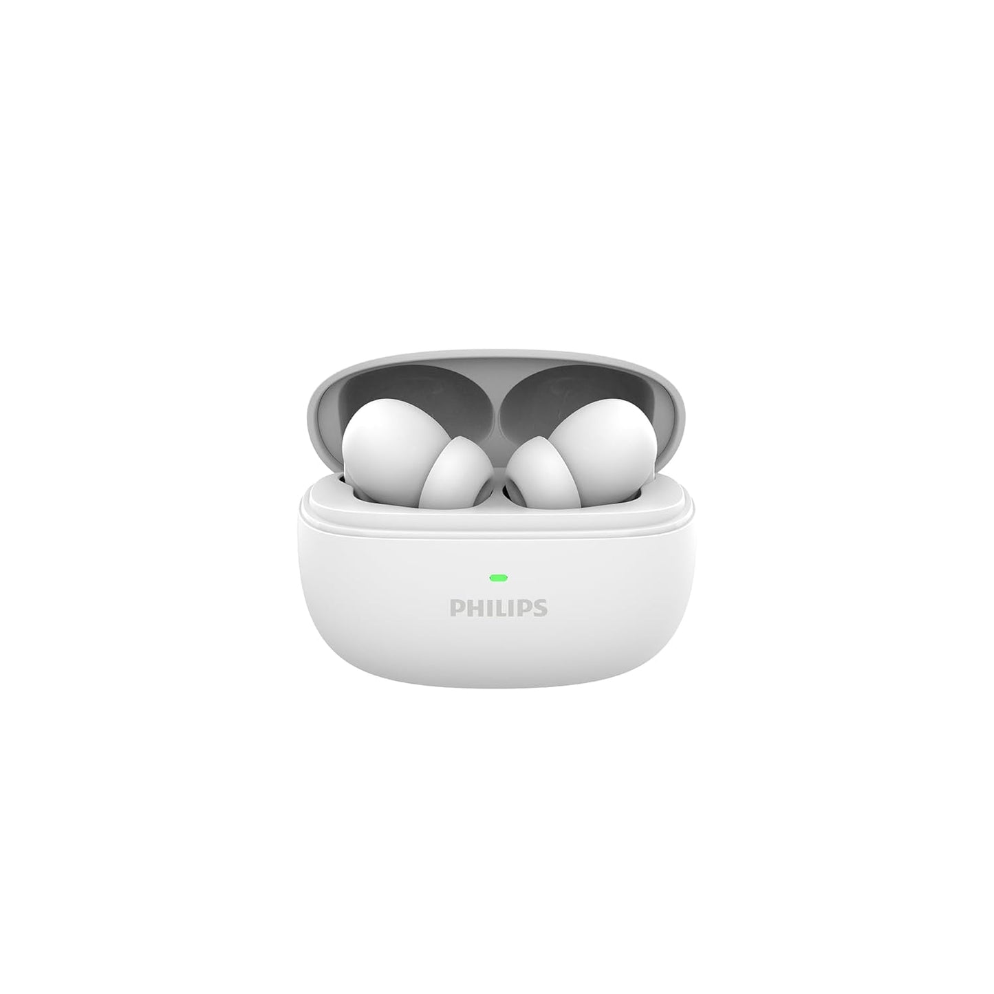 PHILIPS TAT1150BK/94 Premium Wireless Earbuds with ANC, Quad Mic ENC, Up to 55 Hr Playtime,13mm Neodymium Drivers,Multipoint, ergonomically Designed,IPX5 Water Resistance,Fast Charging (Deep Black)