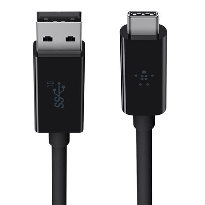 Belkin 3.1 USB-A to USB-C Cable (USB-C Cable) 3.1 USB-A to USB-C Cable (USB-C Cable) 3.3ft/1m length, 10Gbps transfer rate & 3A charging output.