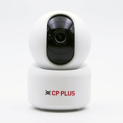CP PLUS 3MP Smart Wi-Fi CCTV Camera | 360° Pan & Tilt | CTC Cyber Secure Tech | View & Talk | Smart Detection Suite | Night Vision | Cloud Storage | Supports OK Google | CP-E35Q
