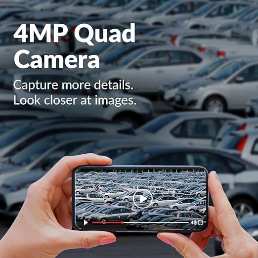 CP PLUS 4MP WI-FI Full Color Outdoor Smart Security Camera | CTC Technology|360˚with Pan & Tilt |Two Way Talk| Human Detection | Night Vision | Supports SD Card (Up to 128 GB) |Alexa & Google- CP-Z43Q